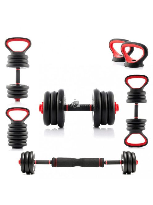 6 az 1 -ben állítható súlyzókészlet