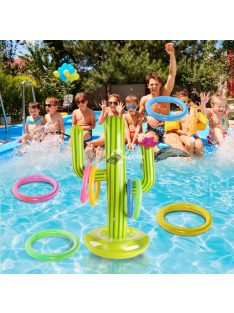 Felfújható kaktusz ügyességi medencejáték