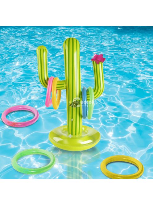 Felfújható kaktusz ügyességi medencejáték