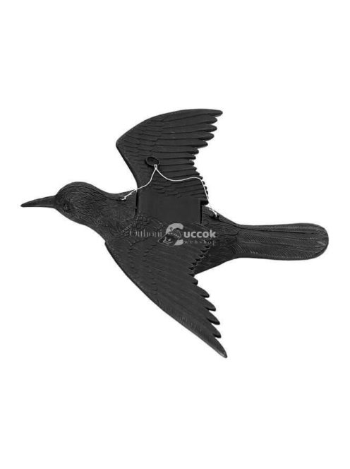 Felakasztható madárijesztő (varjú forma)