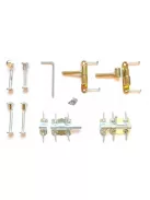 Biztonsági gyermek rács, állítható méretű 72-122 cm