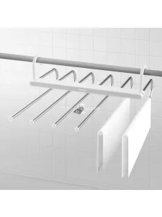   Akasztható törölközőszárító, nadrágtartó vállfa 6 akasztóval