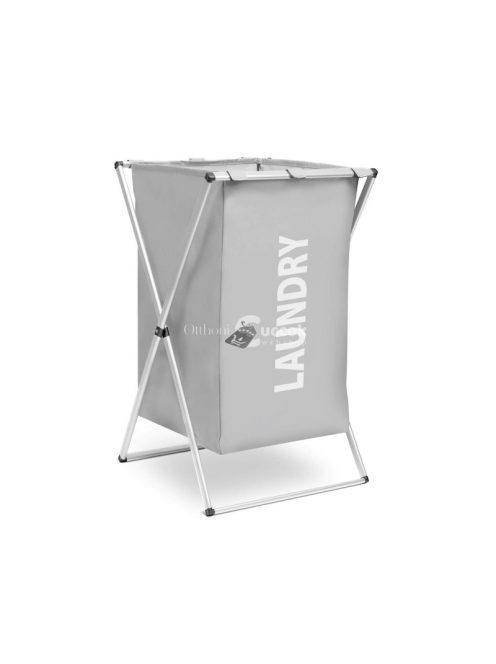 Szennyestartó kosár összecsukható fém vázzal (37,5 x 38 x 57 cm)