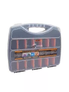 Kelléktároló doboz variálható méretű rekeszekkel