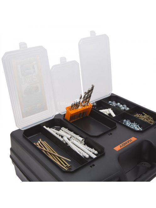 2 az 1-ben műanyag táska fúróhoz és alkatrészekhez