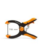 Szorító csipesz, 3 / 78 mm nyitótávval (Handy)