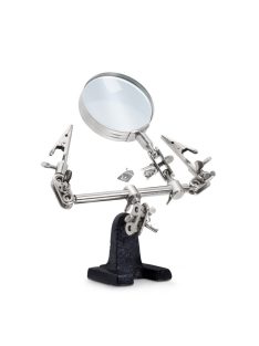 Krokodilcsipeszes paneltartó 2x-es nagyítóval