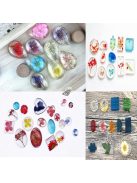 Szilikon öntőforma fülbevalóhoz