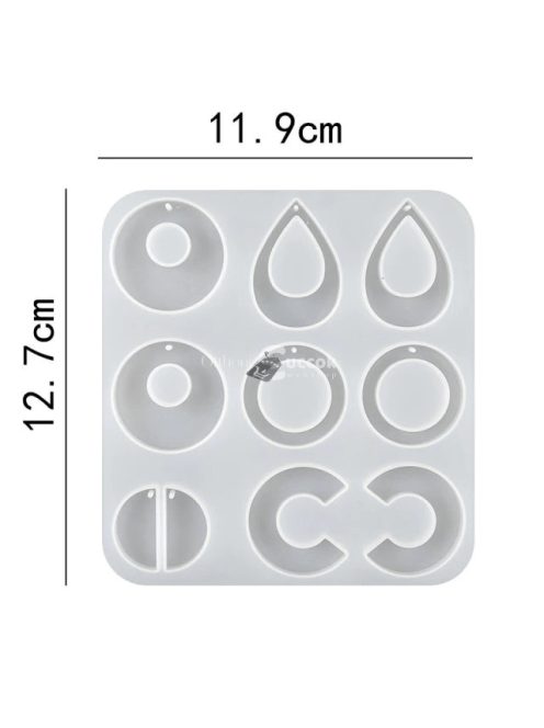 Szilikon öntőforma fülbevalóhoz
