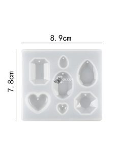 Szilikon öntőforma fülbevalóhoz