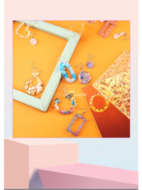 Szilikon öntőforma fülbevalóhoz