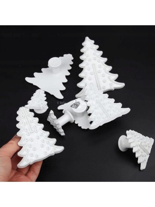 Karácsonyfa forma mézeskalácshoz, sütikhez