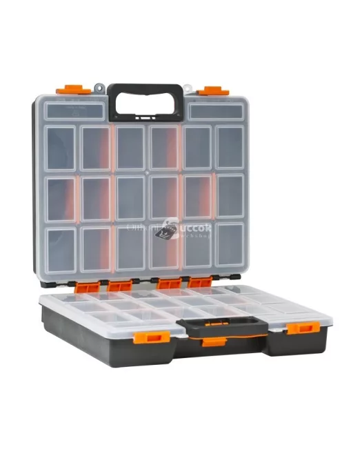 Professzionális dupla rendszerezőtáska - 380 x 330 x 120 mm