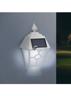 LED-es szolár fali lámpa - - Fehér
