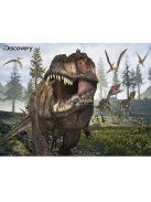 T-rex plüss és 3D hatású puzzle