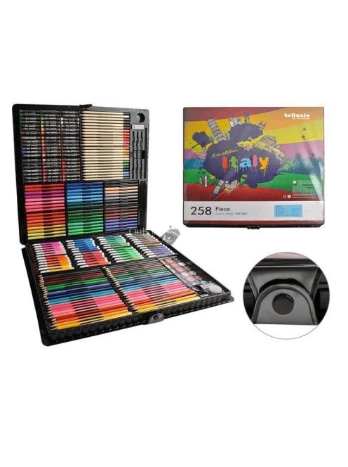 Kreatív rajz készlet, festő készlet, ceruza készlet 288 darabos