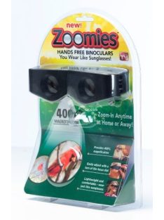   Zoomies binokuláris típusú szemüveg, fekete, állítható zoommal