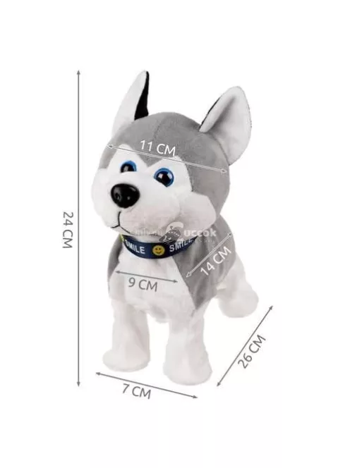 Interaktív játék husky kutya, mozog és ugat