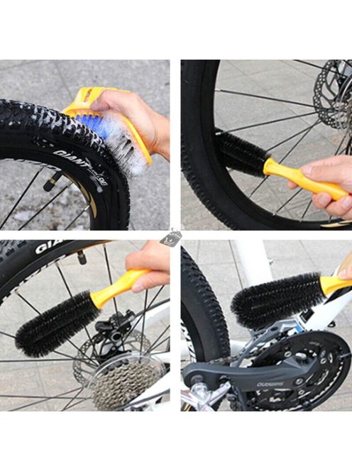 Kerékpártisztító kefe készlet