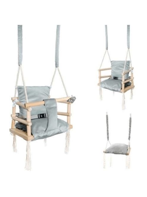 3 az 1-ben baba hinta, szürke (Kruzzel)