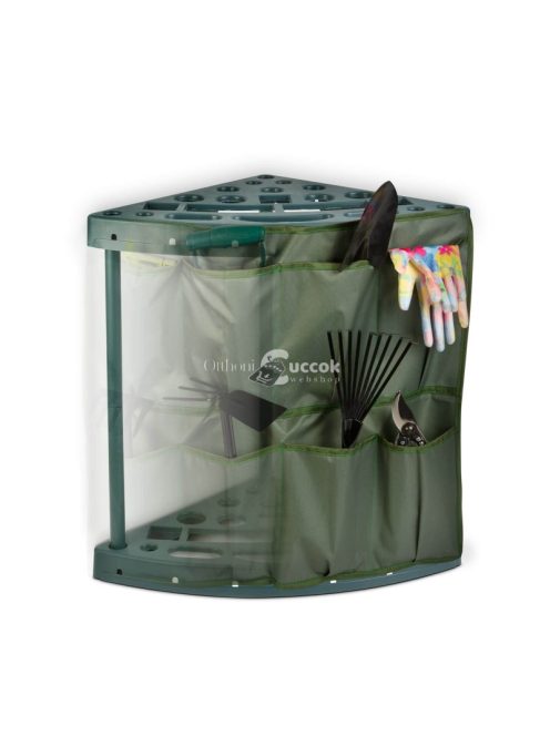 Műanyag kerti szerszámtartó sarok