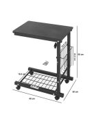 Gurulós laptop tartó állvány