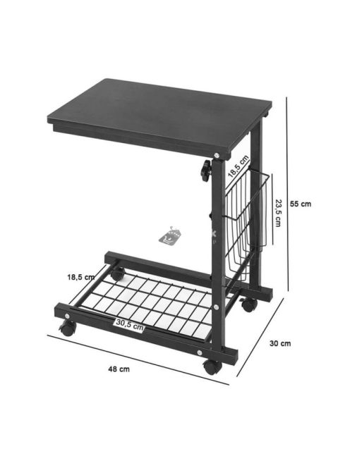Gurulós laptop tartó állvány