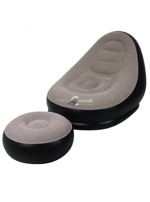 Felfújható fotel lábtartóval