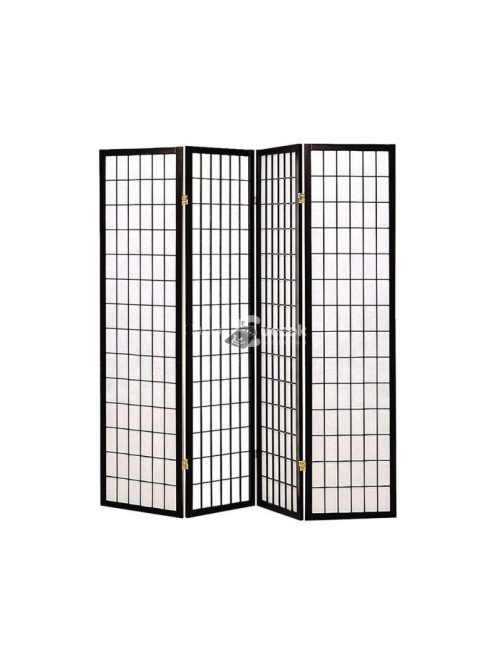 4 paneles térelválasztó paraván, japán stílusban