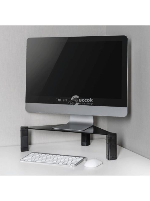Állítható monitor tartó, sarokasztal monitornak