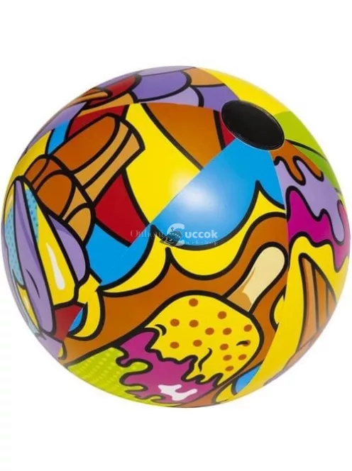 Felfújható színes strandlabda (91 cm) - Bestway