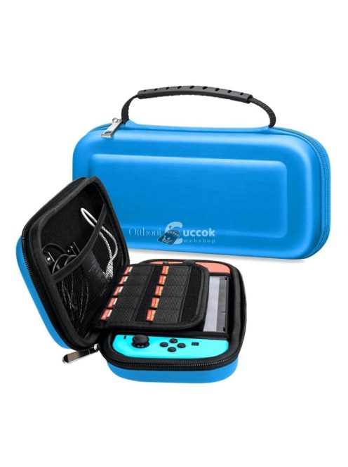 Nintendo Switch tartó tok, kék tároló táska