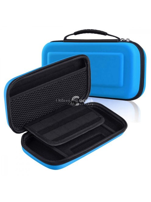 Nintendo Switch tartó tok, kék tároló táska