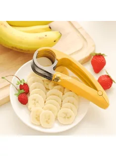 Konyhai gyümölcs-, és zöldségszeletelő, banánvágó