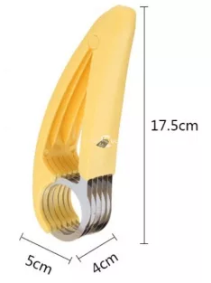 Konyhai gyümölcs-, és zöldségszeletelő, banánvágó