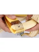 Konyhai gyümölcs-, és zöldségszeletelő, banánvágó