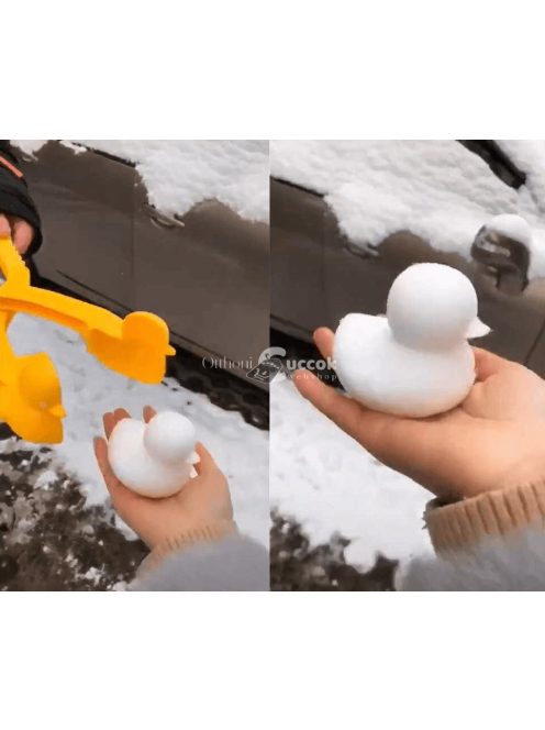 Kacsa alakú hógolyó készítő