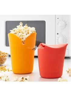   Összecsukható szilikon popcorn készítő tál, 2 db (InnovaGoods)