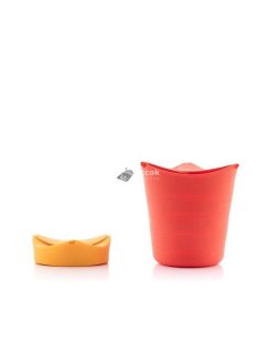   Összecsukható szilikon popcorn készítő tál, 2 db (InnovaGoods)