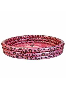   Leopárd mintás felfújható gyerekmedence, rózsaszín, Ø 150 cm, Swim Essentials