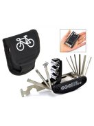 Hordozható kerékpárjavító készlet