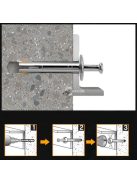 Rozsdamentes acél pop szegecs, M6 (10 db, 6x40mm)