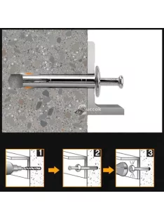 Rozsdamentes acél pop szegecs, M6 (10 db, 6x40mm)