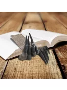 Gyanta boszorkánykéz alakú könyvtartó, könyvjelző