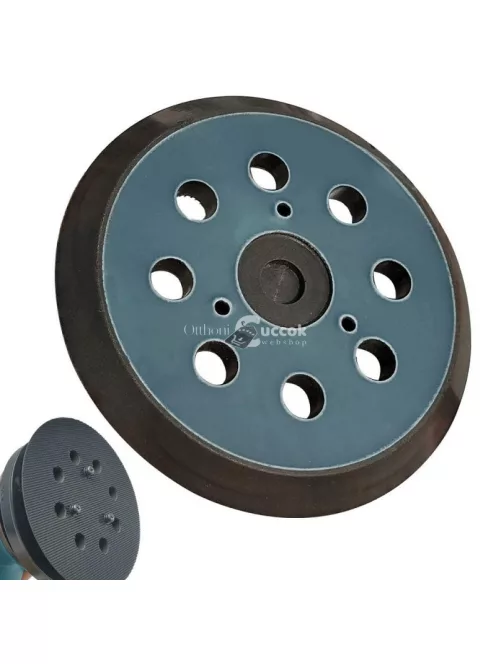 8 lyukú, 3 szöges csiszolólap, 125 mm