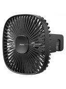 Baseus Natural Wind mágneses autós ventilátor fejtámlához, fekete