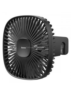  Baseus Natural Wind mágneses autós ventilátor fejtámlához, fekete