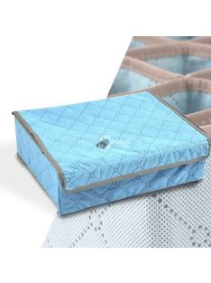 Zárható fehérnemű tároló doboz, 24 rekeszes