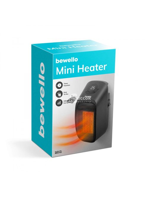 Bewello - Mini hősugárzó LED kijelzővel