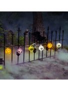 Halloween-i lampion fényfüzér - 7,5 x 150 cm - 2 x AA elemes